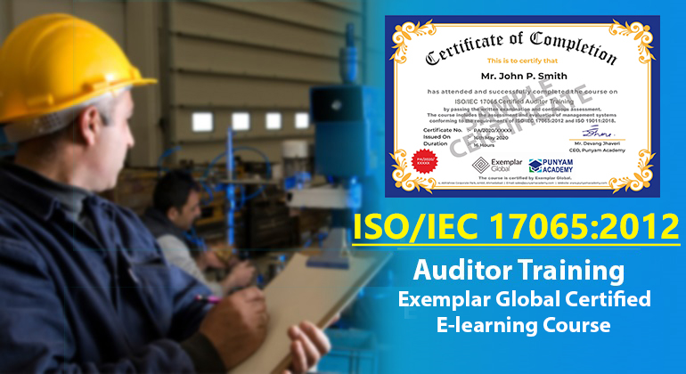 ISO/IEC 17065 Certified Auditor Training - PEPAT SYSTEM SERVICES LIMITED